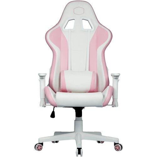 Компьютерное кресло Cooler Master Caliber R1S игровое, обивка: искусственная кожа, цвет: Rose White