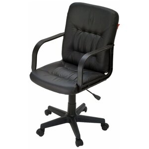 Компьютерное кресло Фабрикант Чери А для руководителя, обивка: искусственная кожа, цвет: черный