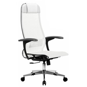 Компьютерное кресло METTA МЕТТА К-4-Т CH офисное, обивка: текстиль, цвет: белый