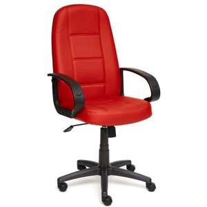 Компьютерное кресло TetChair CH 747 офисное, обивка: искусственная кожа, цвет: красный
