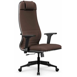 Компьютерное офисное кресло Metta L 1m 38К2/2D Infinity Easy Clean (MPES), Топган, осн. 17832, Темно-коричневое