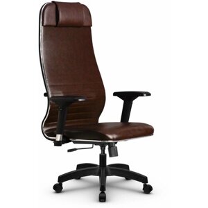 Компьютерное офисное кресло Metta L 1m 38К2/4D, Топган, осн. 17831, Темно-коричневое