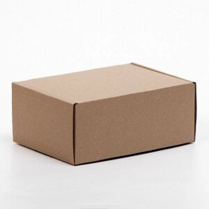 Коробка самосборная, бурая, 22 х 16,5 х 9,5 см (10шт.)