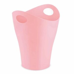 Корзина для бумаг пластик цельная 8л Стамм Pastel, розовая КР163 4156149