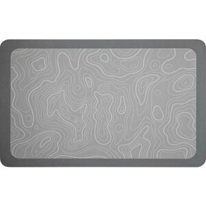 Коврик для ванной комнаты влаговпитывающий 50х80 см PERFECTO LINEA Diatomite Grey Abstract (22-508001)