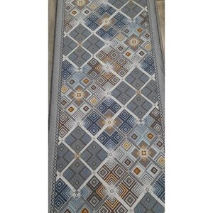 Ковровая дорожка на войлоке, Витебские ковры, с печатным рисунком, 2586, разноцветная, 1*4 м