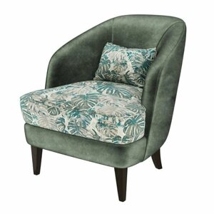 Кресло мягкое RUTA для отдыха дома, в гостиную на ножках с подушкой мягкая мебель для интерьера дома, комнаты, для уюта