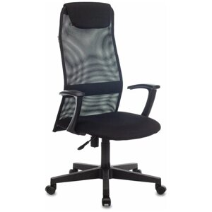 Кресло офисное KB-8, ткань-сетка, черное, 492617 - 1 шт.