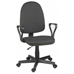 Кресло офисное Престиж ткань темно-серая В-40