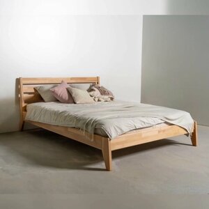 Кровать двуспальная деревянная Olivia 160х200 см, из массива березы, Равновесие