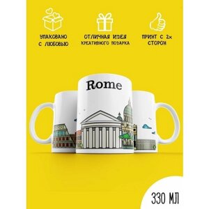 Кружка керамическая Города Мира Рим