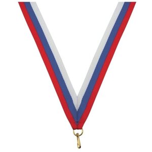 Лента для медалей КНР 22 мм, цвет триколор