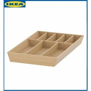 Лоток для столовых приборов IKEA UPPDATERA, бамбук, 32х50 см. икеа упдатера. 1 шт.