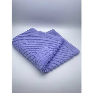 Махровый коврик-полотенце для ног после душа 50*70- 1 шт. TM TEXTILE /полотенце махровое для ног/для ванной /хлопок 100%Туркменистан