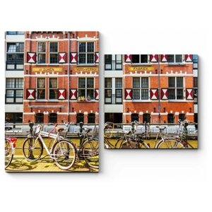 Модульная картина Амстердамский стиль 160x120