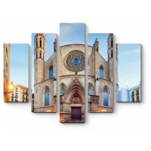 Модульная картина Церковь Святой Марии, Барселона95x76
