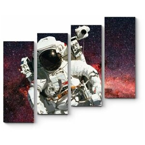 Модульная картина Открытый космос 110x95