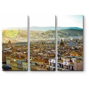 Модульная картина Панорама, Ницца, Франция60x43