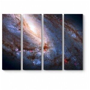 Модульная картина Свет галактик 80x60
