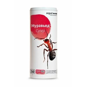 Муравьед Супер средство от садовых и домовых муравьев Avgust 240 г х 4