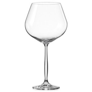 Набор бокалов Bohemia Crystal Cindy для вина, 570 мл, 6 шт., прозрачный