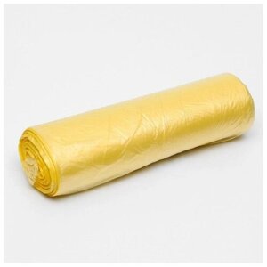 Набор пакетов фасовочных, в рулоне, жёлтый, 24 х 37 см, 8 мкм, 500 шт.