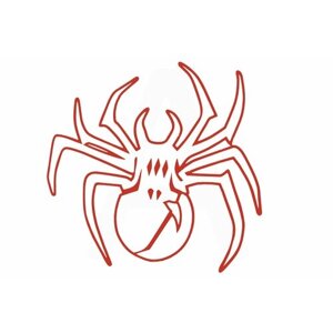 Наклейка декор SPIDER (13х13см)6883)