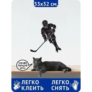 Наклейки интерьерные на стену для декора - NHL Хоккей, НХЛ, спорт, игра