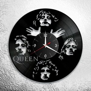 Настенные часы из виниловой пластинки с группой Queen