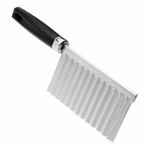 Нож-слайсер для фигурной нарезки 19*6см (нержавеющая сталь, пластик)