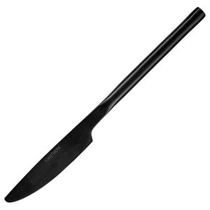 Нож столовый Kunstwerk Саппоро бэйсик 220/85х18мм, нерж. сталь, черный, 12 шт.