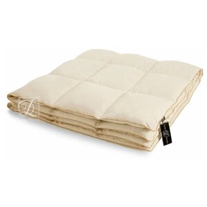 Одеяло «Sandman» теплое 1.5-спальное (140х205) серый пух сибирского гуся/батист