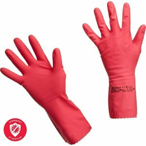 Перчатки латексные Vileda красные размер 7 S артикул производителя 100749, 932609