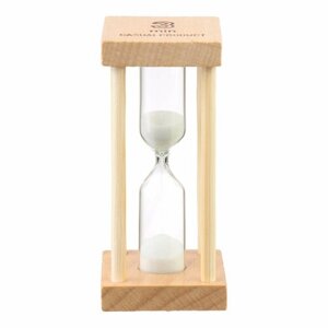 Песочные часы "Африн", на 3 минуты, 8.5 х 4 см, белый песок
