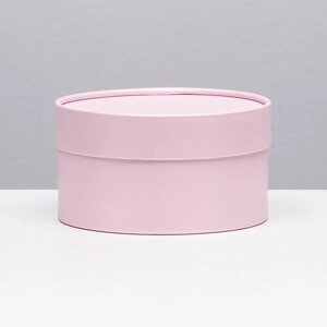Подарочная коробка "Нежность" розовая, завальцованная без окна, 16 х 9 см