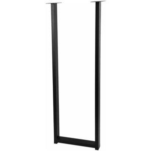 Подстолье для рабочей поверхности Лофт, высота 110 см, сталь, цвет чёрный, прямоугольной формы, отличный вариант для создания оригинального стола или