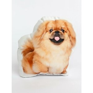 Подушка с собакой Пекинес