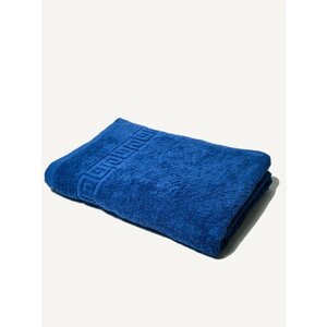 Полотенце банное, махровое полотенце для лица рук и ног 50х90 см. хлопок 100%Ашхабадский текстильный комплекс" Ярко-синий