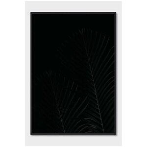 Постер для интерьера Postermarkt, 40х50 см в черной рамке, Черный #2