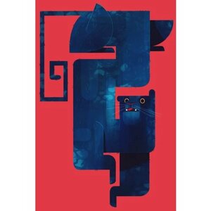 Постер "Геометрическая пантера"