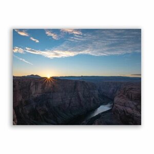 Постер, плакат на бумаге / Природа США - Большой каньон / Размер 40 x 53 см