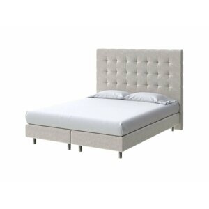 PROxSON Кровать Madrid Boxspring Elite (Ткань: Велюр Gratta 1 Шампань) 80x200