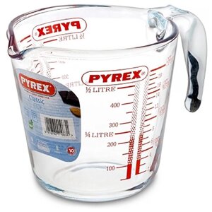 Pyrex мерный стакан 263B000/7046, 500 мл, стекло белое