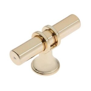 Ручка-кнопка CAPPIO, d=12 мм, пластик, цвет золото ТероПром 9047418