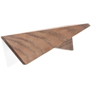 Ручка мебельная 52 мм, деревянная, коричневая, для кухни или кухонной мебели, шкафа, модель: Origami" 1 шт.