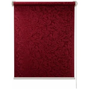 Рулонная штора ПраймДекор, "Фрост", бордовый, 115х170