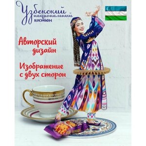 Салфетница деревянная узбекский сувенир