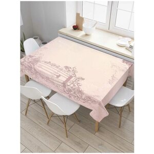 Скатерть прямоугольная JoyArty на кухонный стол "Долгожданная свобода" из оксфорда, 120x145 см