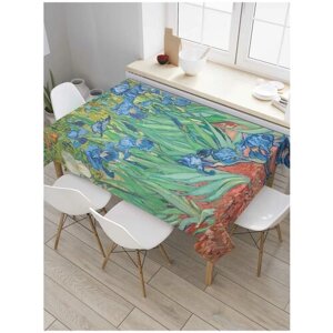 Скатерть прямоугольная JoyArty на кухонный стол "Восхитительная природа" из оксфорда, 120x145 см