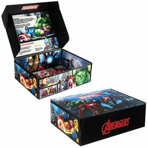 Складная коробка с игрой 31,2х25,6х16,1 см, Мстители